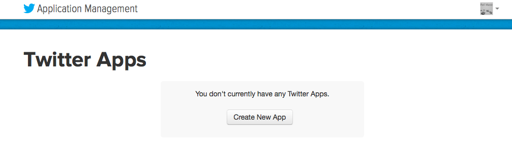 Empty Twitter Apps